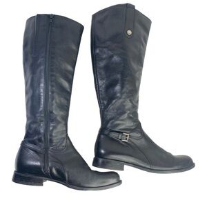 La CANADIENNE Black Leather Knee-High Boots